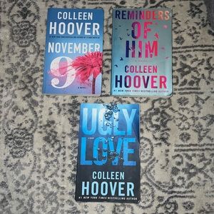 Colleen Hoover Book Bundle. Ugly Love, Reminders of Him, and November 9